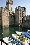 Europe, italy, italian, northern, northern italy, lombardy, brescia, sirmione, garda, lake garda, lake, lakes, architecture, castle, castles, scaliger, scaliger castle, fort, forts, fortress, fortresses, moat, moats.