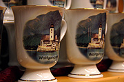 Europe, austria, austrian, wolfgangsee, austrian alps, alp, alps, st wolfgang, ferien, ferien region, cup, cups, souvenir, souvenirs, market, markets, market stall, market stalls, mug, mugs, cups, cups, FF25,