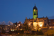 Europe, england, britain, great britain, uk, united kingdom, derby, deansgate, hall, halls, guild hall, guild halls, christmas, christmas scene, christmas scenes, decoration, decorations, christmas decorations, FF25,