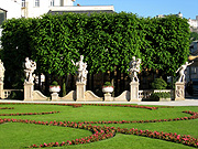 Europe, austria, austrian, salzburg, garden, gardens, mirabell, mirabell garden, mirabell gardens, palace, palaces, mirabell palace, statue, statues.