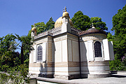 Europe, germany, bavaria, linderhof, linderhof castle, architecture, castle, castles, ludwig, king ludwig, arch, arches, archway, archways, kiosk, moorish, moorish kiosk, window, windows, dome, domes.