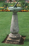 Garden, gardens, Sundial, sundials, clock, clocks, early clock, early clocks, early time piece, early time pieces, time, timekeeping, time keeping, lawn, lawns, garden lawn, garden lawns.