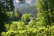 Europe, germany, bavaria, linderhof, linderhof castle, architecture, castle, castles, ludwig, king ludwig, temple, temples, venus, venus temple, tree, trees.
