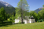 Europe, germany, bavaria, linderhof, linderhof castle, architecture, castle, castles, ludwig, king ludwig, tree, trees, mountain, mountains.