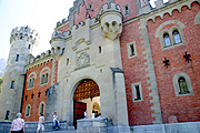 Europe, germany, bavaria, architecture, castle, castles, palace, palaces, fussen, neuschwanstein, schloss neuschwanstein, neuschwanstein castle, crest, crests, window, windows.