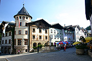 Europe, germany, bavaria, berchtesgarden, architecture, street, streets.