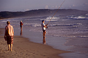 Australia, New South Wales, beach, beaches, coast, coasts, coastline, coastlines, seashore, seashores, fishing, Sport pictures, Sports, fisherman, fishermen.