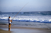 Australia, New South Wales, beach, beaches, coast, coasts, coastline, coastlines, seashore, seashores, fishing, Sport pictures, Sports, fisherman, fishermen, fishing line, fishing lines, fishing rod, fishing rods.