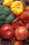 Food, fruit, Vegetable, vegetables, mixed Vegetable, vegetables, mixed fruit, pumpkin, pumpkins, broccoli, strawberry, strawberries, apple, apples, malus, brocolli.