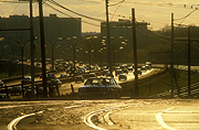 Car, cars, vehicle, vehicles, power, power line, power lines, power supply, electricity, traffic, traffic jam, traffic jams, congested, congestion, traffic congestion, road, roads, sealed road, sealed roads, highway, highways, princess highway, sydney, NSW, New South Wales, Australia.