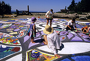 Canada, british columbia, sunshine coast, roberts creek, people, art, mural, murals, RW59,