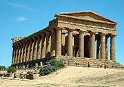 Italy, europe, agrigento, sicily, architecture, temple, temples, concord, temple of concord, pillar, pillars, column, columns, doric, BS65,