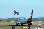 Australia, New South Wales, sydney, sydney airport, airport, airports, transport, transportation, vehicle, vehicles, DFF, DFFTRANSP, plane, planes, aircraft, aircrafts, aeroplane, aeroplanes, virgin, virgin blue, sign, signs, advertise, advertises, advertising.
