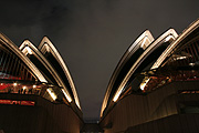 NIGHT VIEW OF THE SYDNEY OPERA HOUSE, NEW SOUTH WALES, AUSTRALIA