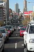 Australia, New South Wales, sydney, kings cross, william street, traffic, car, cars, traffic jam, traffic jams, congested, congestion, traffic congestion, skyscraper, skyscrapers, highrise, high-rise, high-rise building, high-rise buildings.