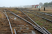 Australia, wallangarra, railway, railways, transport, transportation, vehicle, vehicles, track, tracks, train track, train tracks, railway line, railway lines.