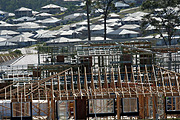 Australia, qld, queensland, gold coast, pacific pines, industry, construction, construction industry, building industry, construction site, constructions sites, building site, building sites, house, houses, housing, roof, roofs, rooves.