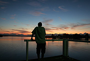 Australia, New South Wales, yamba, clarence river, river, rivers, man, men, male, males, outdoors, people, silhouette, silhouettes, DFF, DFFWATERRES.