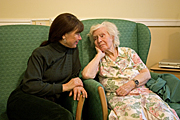 People, woman, women, people, woman, women, aged care, aged care facility, aged care facilities, female, females, old, aged, elderly, old woman, old women, elderly woman, elderly women, pensioner, pensioners, nursing home, nursing homes, bedroom, bedrooms, bed, beds, indoors, Australia, Sport pictures, Sports, balloon images, hot air balloons