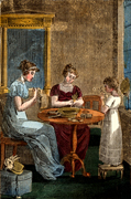 History, woman, women, female, females, child, children, girl, girls, hat, hats, The Book of English Trades, engraving, engravings,