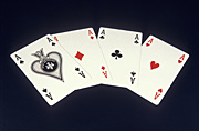Card, cards, playing cards, ace, aces.