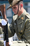Australia, New South Wales, sydney, federation guard, the guard, defence force, defence forces, defence, federation guards, army, australian army, navy, naval, australian navy, airforce, uniform, uniforms, RAAF, australian airforce, royal australian airforce, garden island, armed forces, soldier, soldiers, band, bands, guard, guards, drill, drills, drill team, drill teams, federation, man, men, male, males, occupation, occupations, musical instrument, musical instruments.