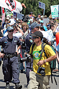 Australia, police, nsw, sydney, walk against warming, global warming, protest, protests, protesting, people, protester, protesters, sign, signs, vote, votes, voting, election, elections, crowd, crowds.