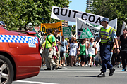 Australia, police, nsw, sydney, walk against warming, global warming, protest, protests, protesting, people, protester, protesters, sign, signs, vote, votes, voting, election, elections, crowd, crowds.