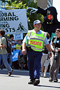 Australia, police, nsw, sydney, walk against warming, global warming, protest, protests, protesting, people, protester, protesters, sign, signs, vote, votes, voting, election, elections, crowd, crowds.