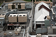 Australia, vic, victoria, melbourne, roof, roofs, rooves, architecture, shop, shops, airconditioning, air conditioning, air conditioner, air conditioners, air-conditioning, air-conditioner, air-conditioners, vent, vents, ventilation.