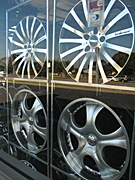 Australia, vic, victoria, melbourne, transport, transportation, vehicle, vehicles, car, cars, vehicle, vehicles, hubcap, hubcaps, hub cap, hub caps, cap, caps, window, windows, display, shop, shops, retail, shop window, shop windows, circle, circles, circular.