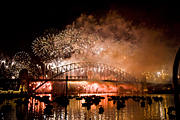 Australia, nsw, sydney, new South Wales, entertainment, new years eve, fireworks, architecture, bridge, bridges, harbour bridge, sydney harbour bridge, celebration, celebrations, colour.