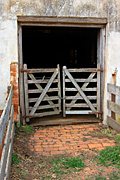 Australia, tas, tassie, tasmania, brickendon, gate, gates, fence, fences, stable, stables.