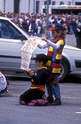 People, child, children, adelaide, sa, south australia, australia, fan, fans, adelaide crows, supporter, supporters, football fan, paper, football fans, sign, signs, hat, hats, girl, girls, boy, boys, male, males, female, females, football, football game, football games.