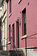 Australia, nsw, sydney, architecture, the rocks, house, houses, housing, terrace, terraces, terrace house, terrace houses, door, doors, window, windows, light, lights, lighting, step, steps.