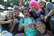 Australia, New South Wales, sydney, parade, parades, mardi gras, gay mardi gras, entertainment, festival, festivals, lesbian, lesbians, homosexual, homosexuals, gay, gays, gay and lesbian mardi gras, teenager, teenagers, adolescent, adolescent, boy, boys, girl, girls, teenage boy, teenage boys, teenage girl, teenage girls, wig, wigs, pink.