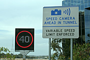 Australia, New South Wales, sydney, lane cove, tunnel, tunnels, lane cove tunnel, sign, signs, roadsign, roadsigns, road sign, road signs, camera, cameras, speed camera, speed cameras.