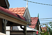 Australia, New South Wales, sydney, architecture, house, houses, housing, roof, roofs, rooves, power, electricity, power line, power lines.