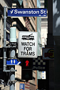 Australia, vic, victoria, melbourne, transport, transportation, vehicle, vehicles, traffic light, traffic lights, traffic signal, traffic signals, red, signal, signals, light, lights, traffic, car, cars, traffic, sign, signs, tram, trams, swanston, swanston street, pedestrian, pedestrains.