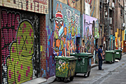 Graffiti, grafitti, deface, defaced, defacing, vandalism, vandalise, vandalisation, melbourne, vic, victoria, australia, alley, alleys, alleyway, alleyways, road, roads, bin, bins, dumpster, dumpsters, garage, garages.