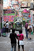 Graffiti, grafitti, deface, defaced, defacing, vandalism, vandalise, vandalisation, melbourne, vic, victoria, australia, alley, alleys, alleyway, alleyways, road, roads, people.