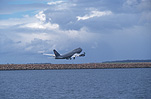 Aviation, transport, transportation, vehicle, vehicles, Plane, Planes, aircraft, aircrafts, aeroplane, aeroplanes, airport, airports, mascot airport, mascot, sydney airport, water, sea, seascape, seascapes, cloud, clouds.