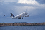 Aviation, transport, transportation, vehicle, vehicles, ansett, Plane, Planes, aircraft, aircrafts, aeroplane, aeroplanes, airport, airports, mascot, mascot airport, sydney airport, water, seascape, seascapes, breakwater, breakwaters.