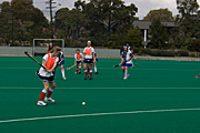 Australia, Sport pictures, Sports, hockey, hockey game, hockey games, girl, girls, female, females, teenager, teenagers, teenage girl, teenage girls, adolescent, adolescents, woman, women, outdoors, uniform, uniforms.