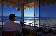 Australia, qld, queensland, surfers paradise, gold coast, beach, beaches, coast, coasts, coastline, coastlines, coastal, lifesaver, lifesavers, people, man, men, male, males, occupation, occupations, lifeguard, lifeguards, DFF, DFFPEOPLE.