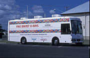 Australia, New South Wales, transport, vehicle, vehicles, bus, buses, cancer, breast, breast cancer, free, x-ray, x-ray, x-rays, sign, signs, health, roof, roofs, rooves, Royalty Free Image