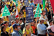 Australia, New South Wales, sydney, rally, rallies, protest, protests, signs, sign, electricity, darling harbour, protester, protesters, demonstration, demonstrations.