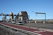 Australia, New South Wales, sydney, architecture, bridge, bridges, sydney harbour bridge, road, roads, sealed, sealed road, sealed roads, traffic, car, cars.