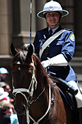 Police, police force, emergency service, emergency services, law, law enforcer, law enforcement, law and order, Australia, New South Wales, sydney, parade, parades, christmas, christmas scene, christmas scenes, people.