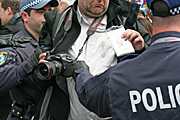 Australia, New South Wales, police, police force, emergency service, emergency services, camera, cameras, law, law enforcer, law enforcement, law and order, sydney, people, apec, apec demonstration, demonstrator, demonstrators, demonstration, demonstrations, protest, protests, asia pacific economic cooperation.